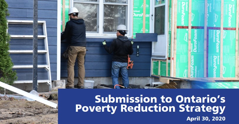 Submission to Ontario’s Poverty Reduction Strategy