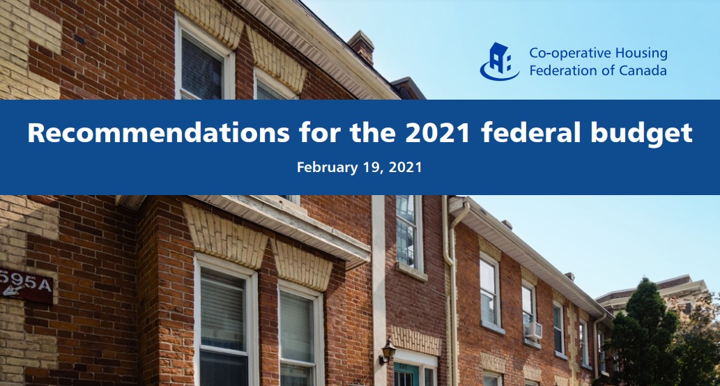 CHF Canada’s federal budget recommendations highlight the need for more co-op housing