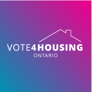 CHF Canada and ONPHA launch #Vote4Housing campaign