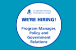We’re hiring: Program Manager, Policy and Government Relations