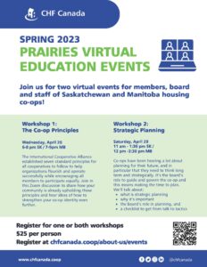 Prairie virtual education event: April 26 and 29