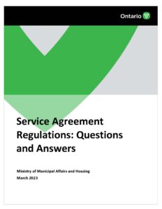 Ontario releases a Service Agreement FAQ