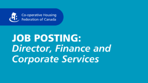 We’re hiring: Director, Finance and Corporate Services