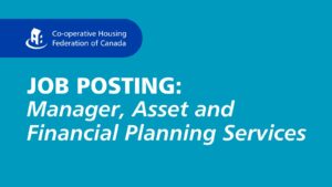 JOB POSTING: Manager, Asset and Financial Planning Services