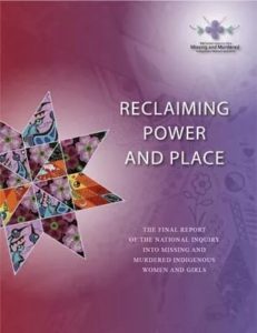 Why CHF Canada staff are reading the Missing and Murdered Indigenous Women and Girls report