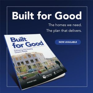 Built for Good a plan to fix Ontario’s housing crisis