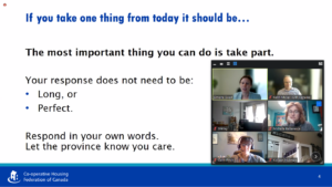 UPDATE: ONTARIO CALL TO ACTION